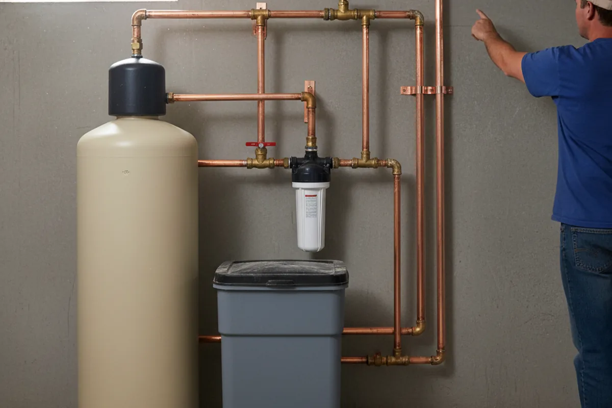 Whole-house water treatment system installed in Hallie
